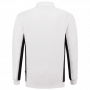 Tricorp Polosweater Bicolor Borstzak 302001 White/Darkgrey