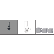 - Spitskantfrees D=25,4 R=4,8 2x Lager D =8 24813-5-25448