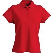 Fristads Acode Heavy Poloshirt Dames 17 23 Piq   / 100221-331-m Rood M