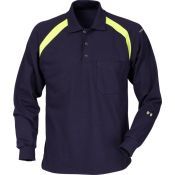 Fristads Flamestat Poloshirt Lange Mouw En 784 Pfla  Donker Marineblauw Xl / 100472-540-xl Donker marineblauw XL