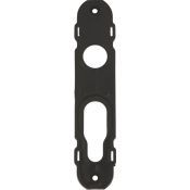 Oxloc Achterplaat zwart  tbv kortschild 1216995