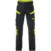 Fristads Broek 2555 Stfp Zwart/hi-vis Geel