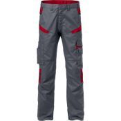 Fristads Broek 2552 Stfp   Grijs/rood