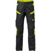 Fristads Broek 2552 Stfp Zwart/hi-vis Geel