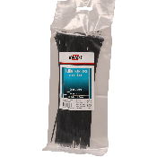 Kelfort Bundelbandjes zwart, 100st