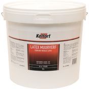 Kelfort Muurverf Latex Kelfort Ral 9003 / 80-100m2 Wit 10 Liter WIT 10 LITER