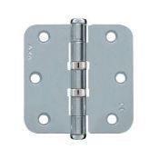 AXA Kogellagerscharnier Ronde Hoek Topcoat 76X76MM Gegalv.