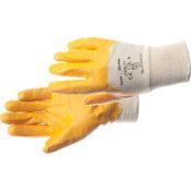 SafeWorker Werkhandschoen Sw 2375 Katoen/ Nitril Geel