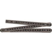 Schuil Duimstok Aluminium Zwart  1M