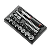 Facom Module doppen 1/2" 6-kant doppen met ratel MOD.S161-36