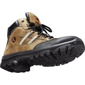 Emma Veiligheidsschoen Hoog Nestor S3 BRUIN/ZWART