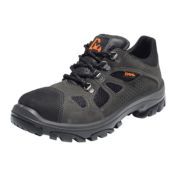 Emma Veiligheidsschoen Laag Le Mans S1 GRIJS/ZWART