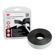 3M Dubbelzijdig tape 25 x 2,5 MM Zwart
