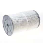 Nylonkoord Tiptolon - Gevlochten Met Kern - Wit 10MM Rol 100Mtr