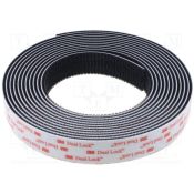 3M Dubbelzijdig Tape 25 X 2,5 MM Zwart