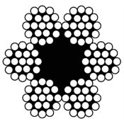 DX Staalkabel Verzinkt + Touwkern