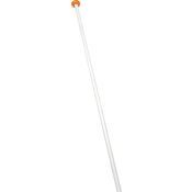 Delftechniek Vlaggenstok met knop+haak 30MMX 2MTR.