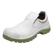 Emma Veiligheidsschoen Vera D Met Groene Zool S2 Instapper Wit