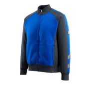Mascot Sweatshirt met rits 50565 Korenblauw/donkermarine