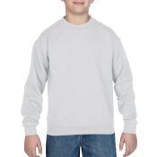 Gildan Gil18000b  Sweater Crewn Eck Heavyblend For Kids 000 White Xl Kids 000 White XL KIDS