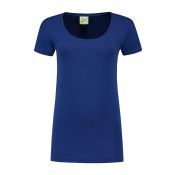Lemon & Soda T-shirt Crewneck cot/elast SS for her 2748C Royal Blue mt XXL