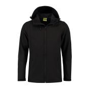 Lemon & Soda Lem3629 L&s Jacket Hooded Soft Shell For Him Black L Him Black L HIM
