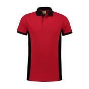 Lemon & Soda Lem4600 L&s Polo Workwear 187c Red/bk 3xl Unisex 187C Red/BK 3XL UNISEX