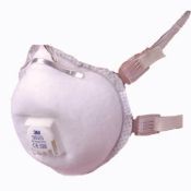 3M Stofmasker tegen hinderlijke zure geuren met uitademventiel 9926 FFP2