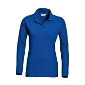 Santino Poloshirts Long Sleeve Matt Ladies Kobalt