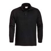 Santino Polosweatshirt Rick Zwart Maat M ZWART MAAT M
