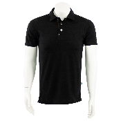 Triffic Poloshirt Heren TRI5102621DR Circulair Korte Mouw Zwart