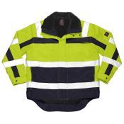 Mascot Winterjas 07223 Hi-vis geel/marine