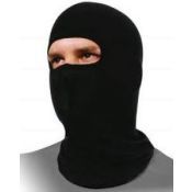 Balaclava 100% Katoen Zwart