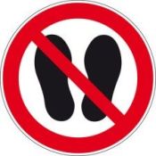 Brady PIC 651  B-7541 BETREDEN VAN R<BR/>UIMTE<BR/>VERBODEN DIA 100mm 223218 VERBODEN DIA 100mm 223218