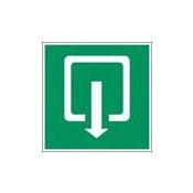 Brady PICTOGRAM UITGANG TEVENS NOODUITGANG<BR/>PIC 372<BR/>200*200MM 200*200MM