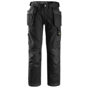 Snickers Werkbroek Canvas 3214 Zwart Mt 52 ZWART MT 52