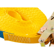 - Sjorband 2 Delig 3 Mtr X 25mm Ratel + Zware Haken Blauw RATEL + ZWARE HAKEN   BLAUW