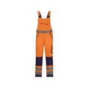 Dassy Bretelbroek Malmedy PESCO74 Fluo-oranje/Marineblauw