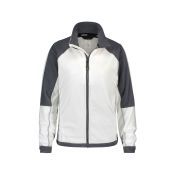 Dassy Fleecevest Kazan Women PES16 Wit/Cementgrijs