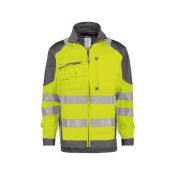 Dassy Hoge zichtbaarheidsvest Orlando PESCO74 Fluogeel/Cementgrijs