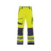 Dassy Hogezichtbaarheidsbroek Chicago PESCO74 Fluogeel/Marineblauw