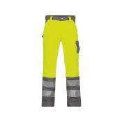 Dassy Hogezichtbaarheidsbroek Lancaster PESCO70 Fluogeel/Cementgrijs