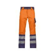 Dassy Hogezichtbaarheidsbroek Lancaster PESCO74 Fluo-oranje/Marineblauw