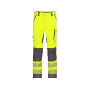 Dassy Hogezichtbaarheidsbroek Odessa PESCO70 Fluogeel/Cementgrijs