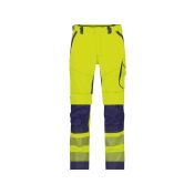 Dassy Hogezichtbaarheidsbroek Odessa PESCO70 Fluogeel/Marineblauw