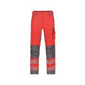 Dassy Hogezichtbaarheidsbroek Odessa PESCO70 Fluorood/Cementgrijs