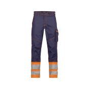 Dassy Hogezichtbaarheidsbroek Phoenix PESCO64 Marineblauw/Fluo-oranje