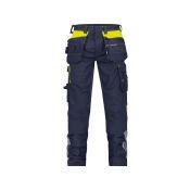 Dassy Holsterzakkenbroek Shanghai PESCO41 Nachtblauw/Fluogeel