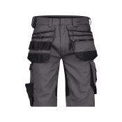 Dassy Holsterzakkenshort met stretch Trix PESCO41 Antracietgrijs/Zwart