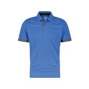 Dassy Polo Traxion PES44 Azuurblauw/Antracietgrijs